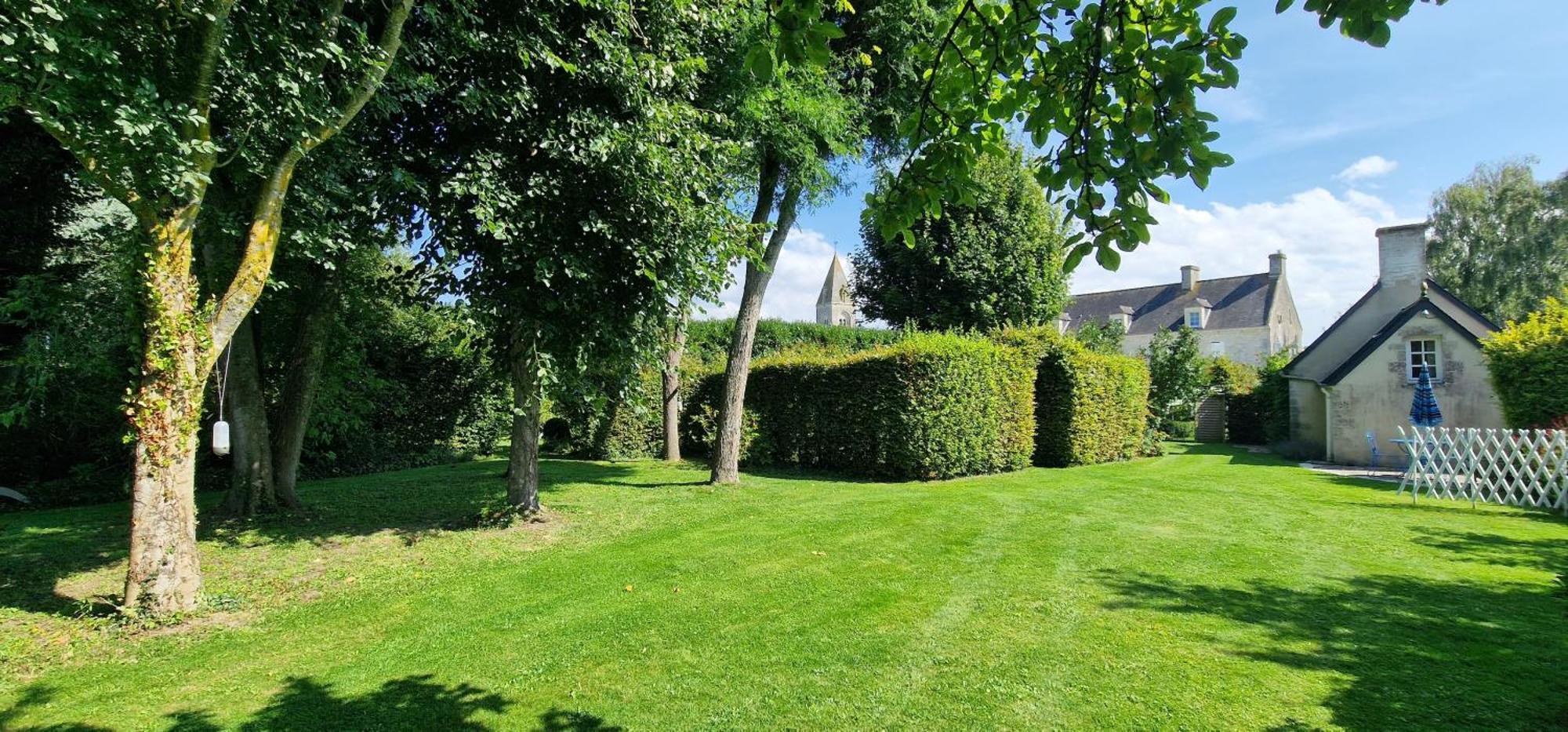 Gite 4 Personnes Avec Piscine Et Bain Nordique Proche Des Plages Du Debarquement Le Manoir  Exterior photo